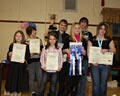 Photo showing Junior prize winners