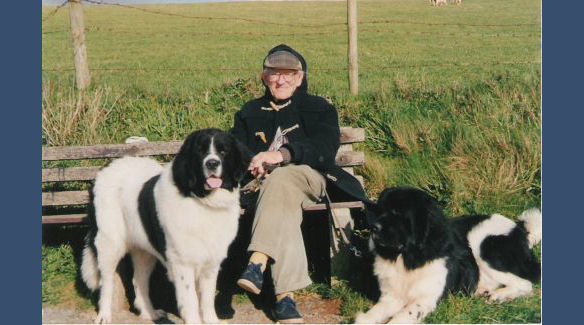 Brian with Traffie and Rosie again